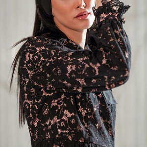 پیراهن میدی گل‌دار کد 0456